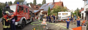 Gefahrstoff Übung der Jugendfeuerwehr 2013